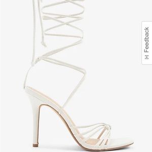 Strappy Tie-Up Heeled Sandals